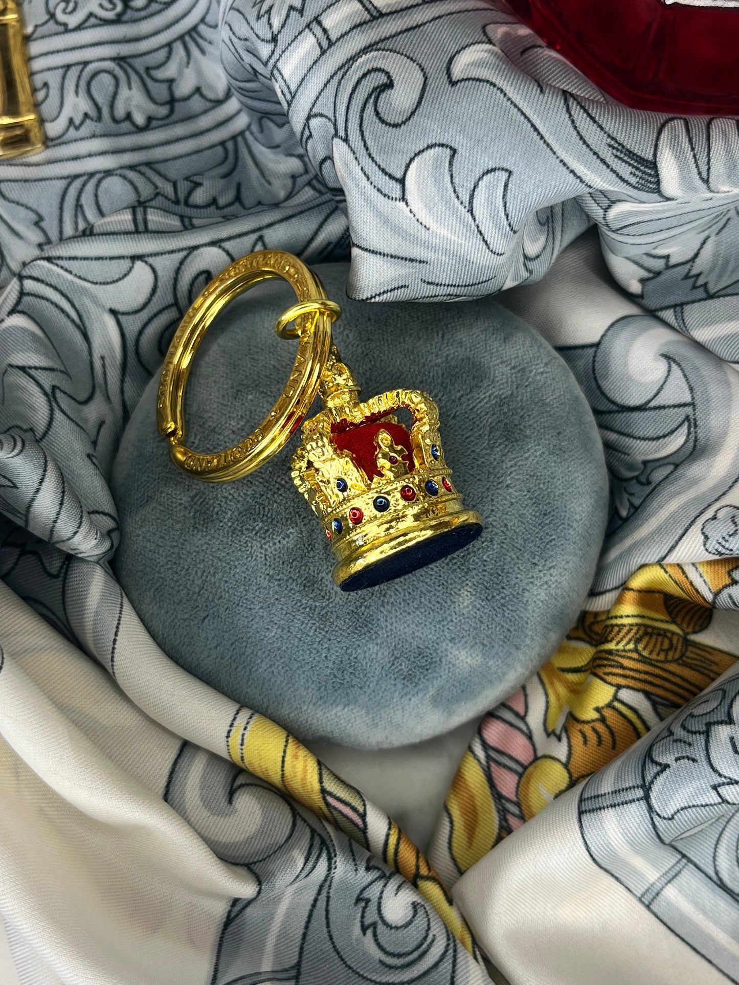Crown Keyring New From Edinburgh Castle in Scotland