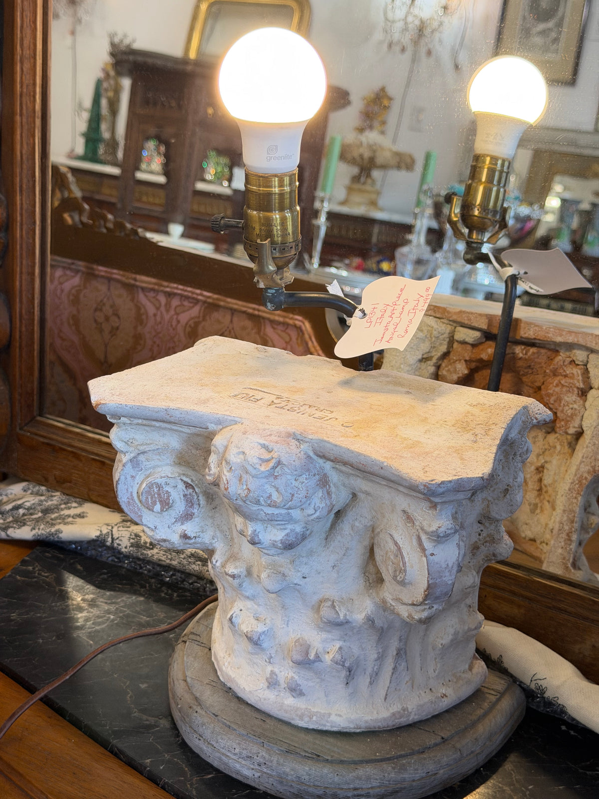 talian Peace Angel Lamp | Parma, Italy
