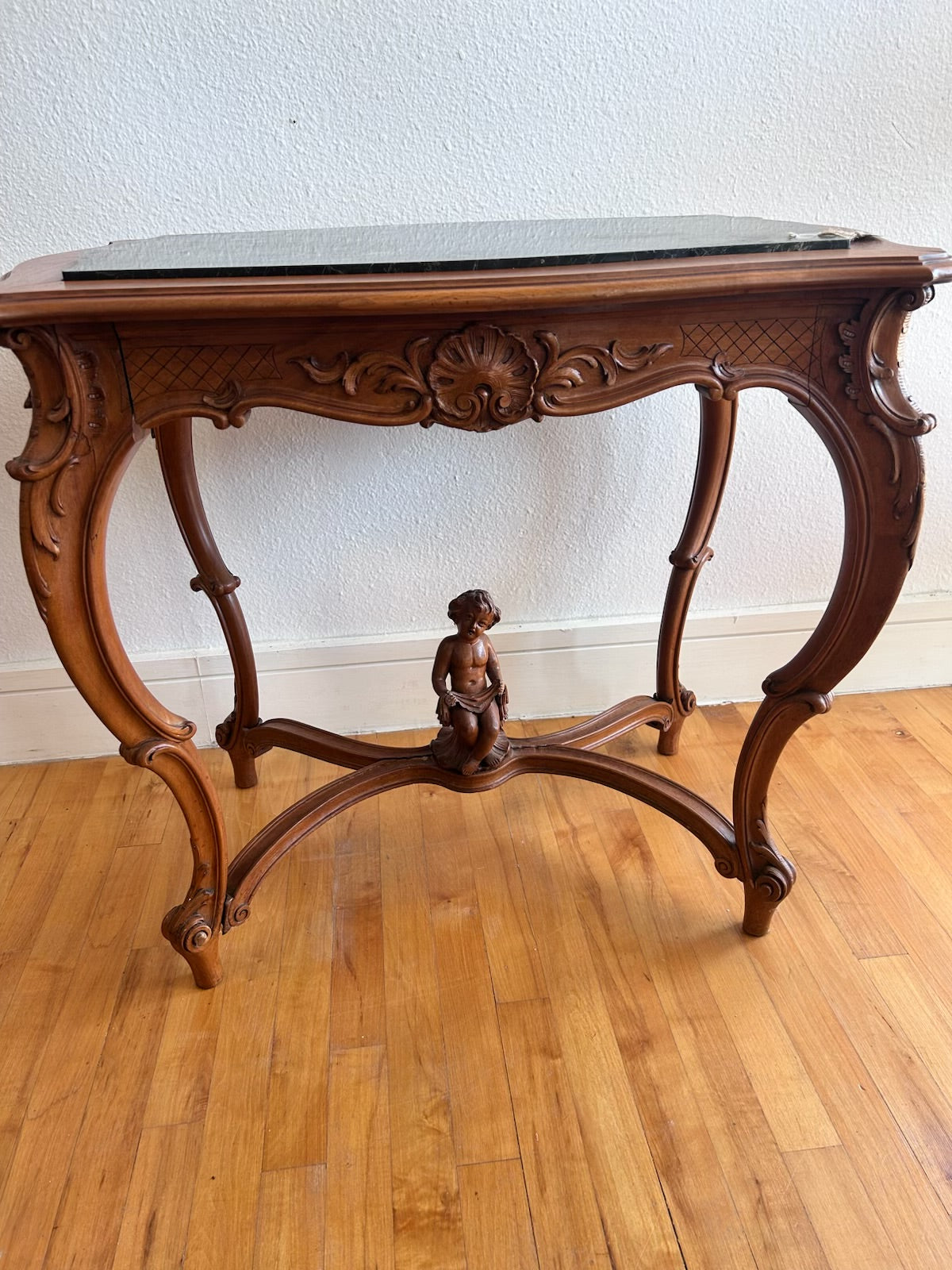 Circa 1800's French Table with Marble Top