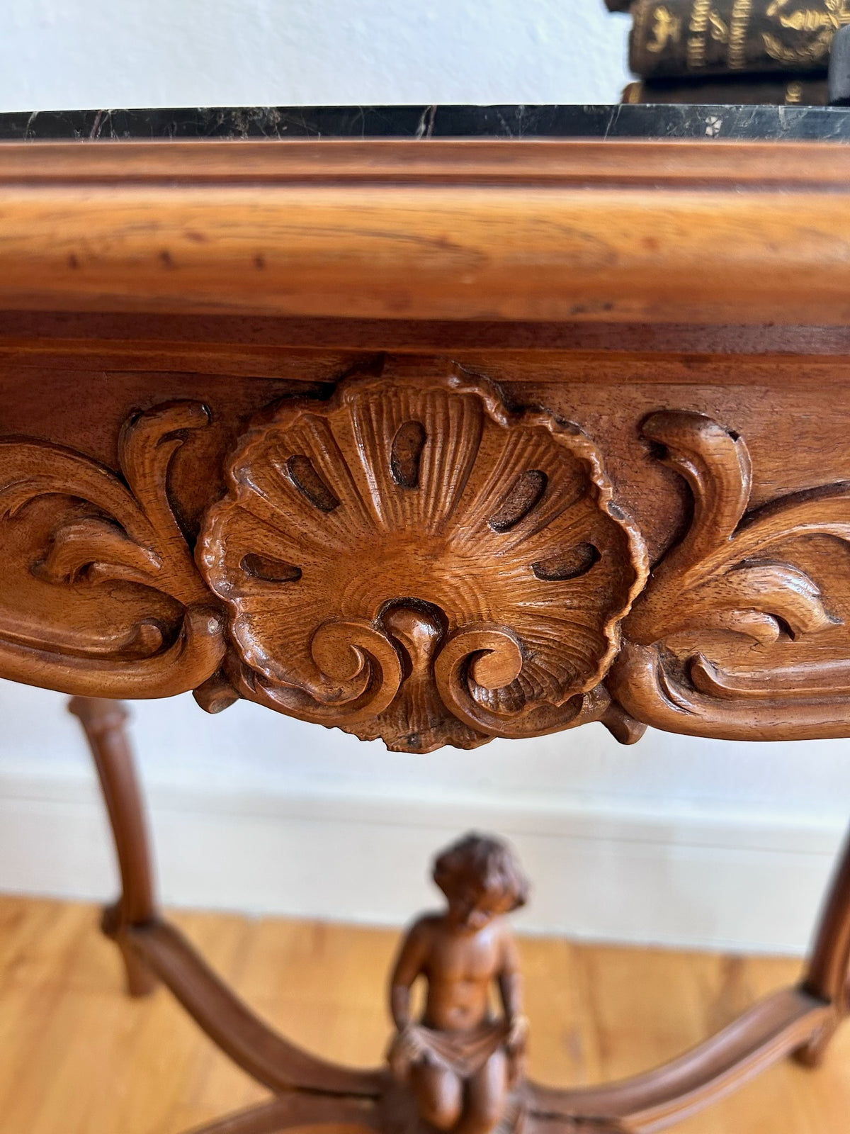 Circa 1800's French Table with Marble Top