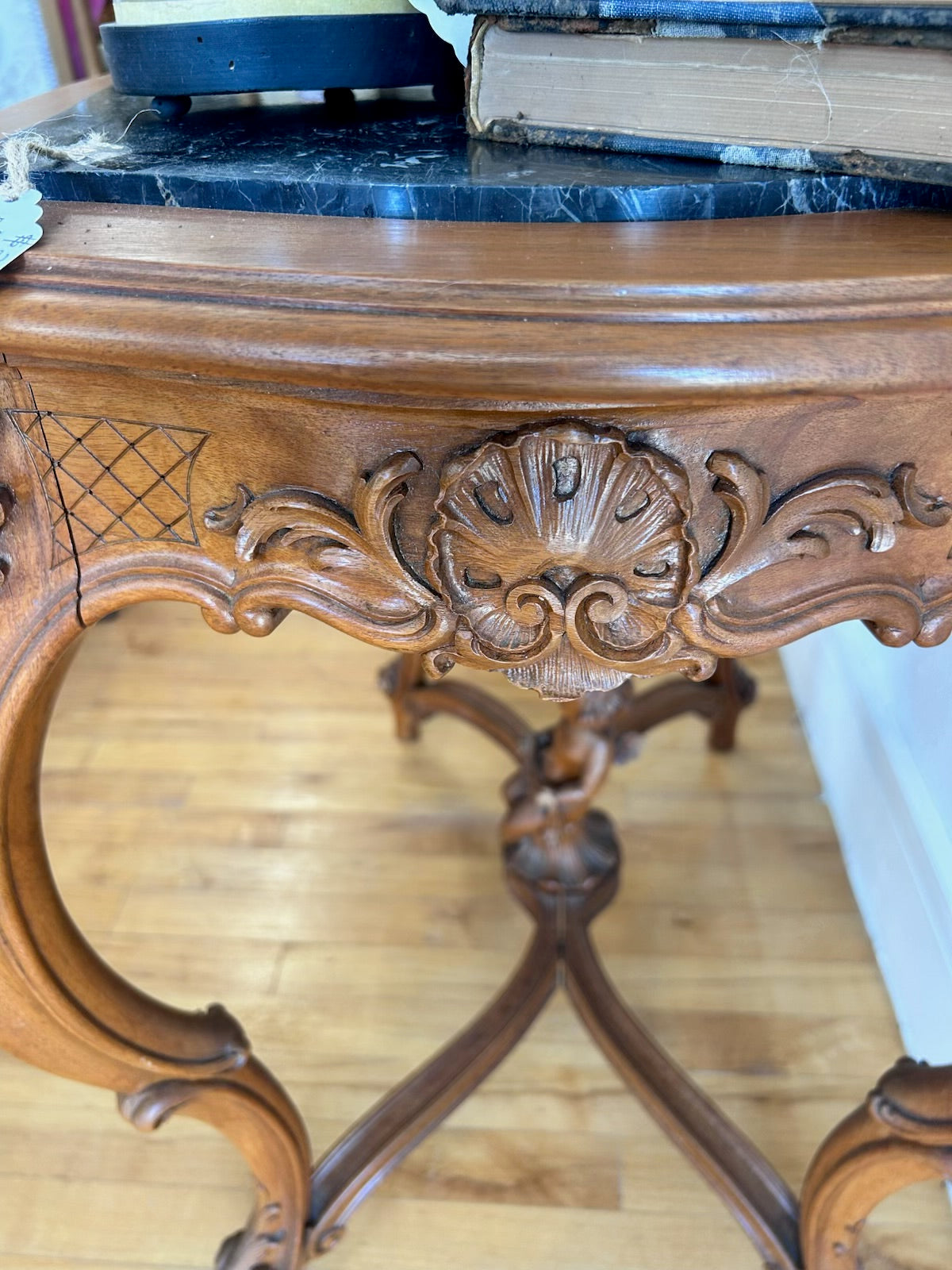 Circa 1800's French Table with Marble Top