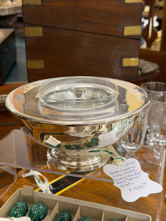 Plata Lappas Silverplate Caviar Chiller Bowl