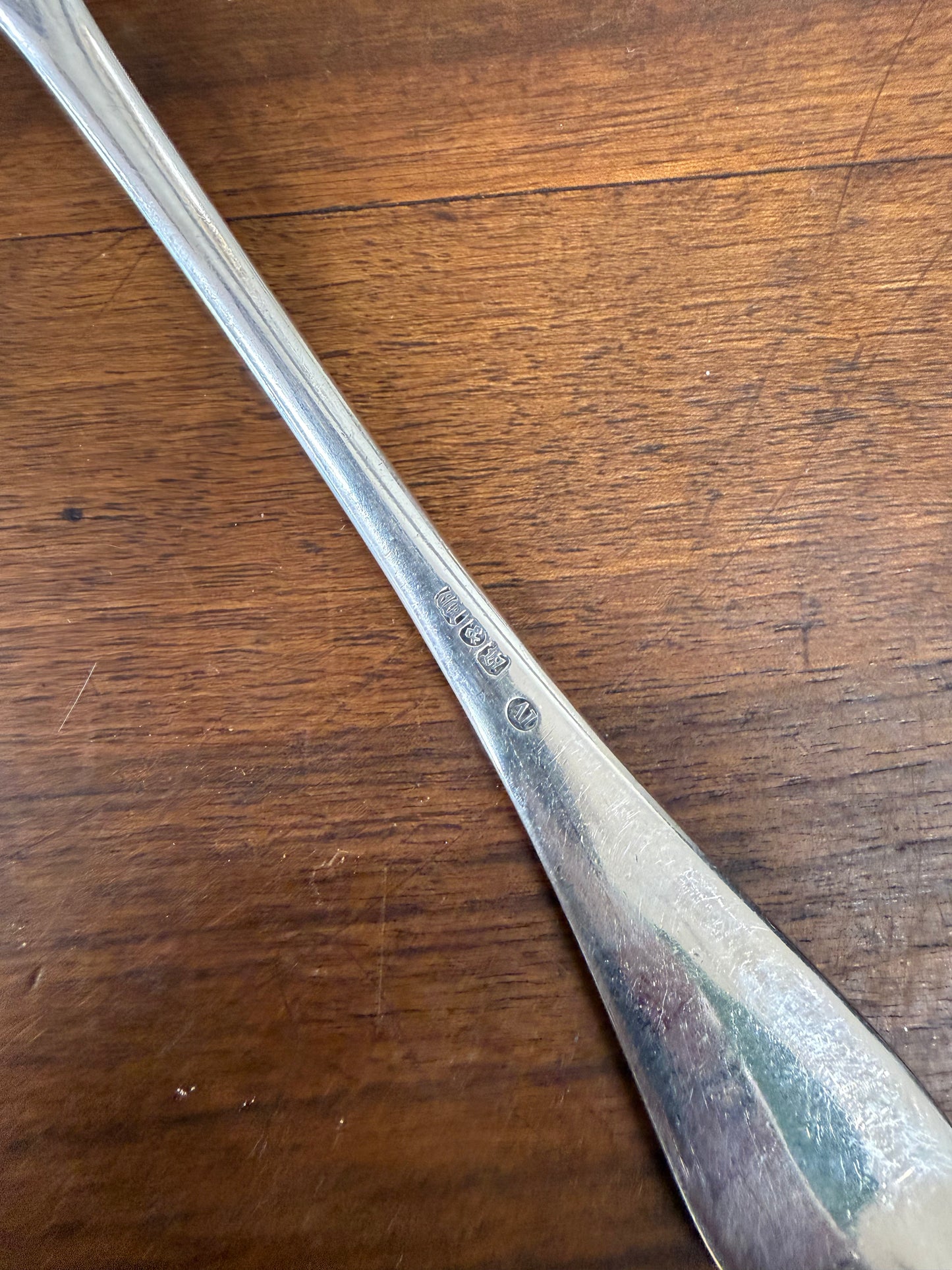 English Silver Plate Berry Fruit Spoon