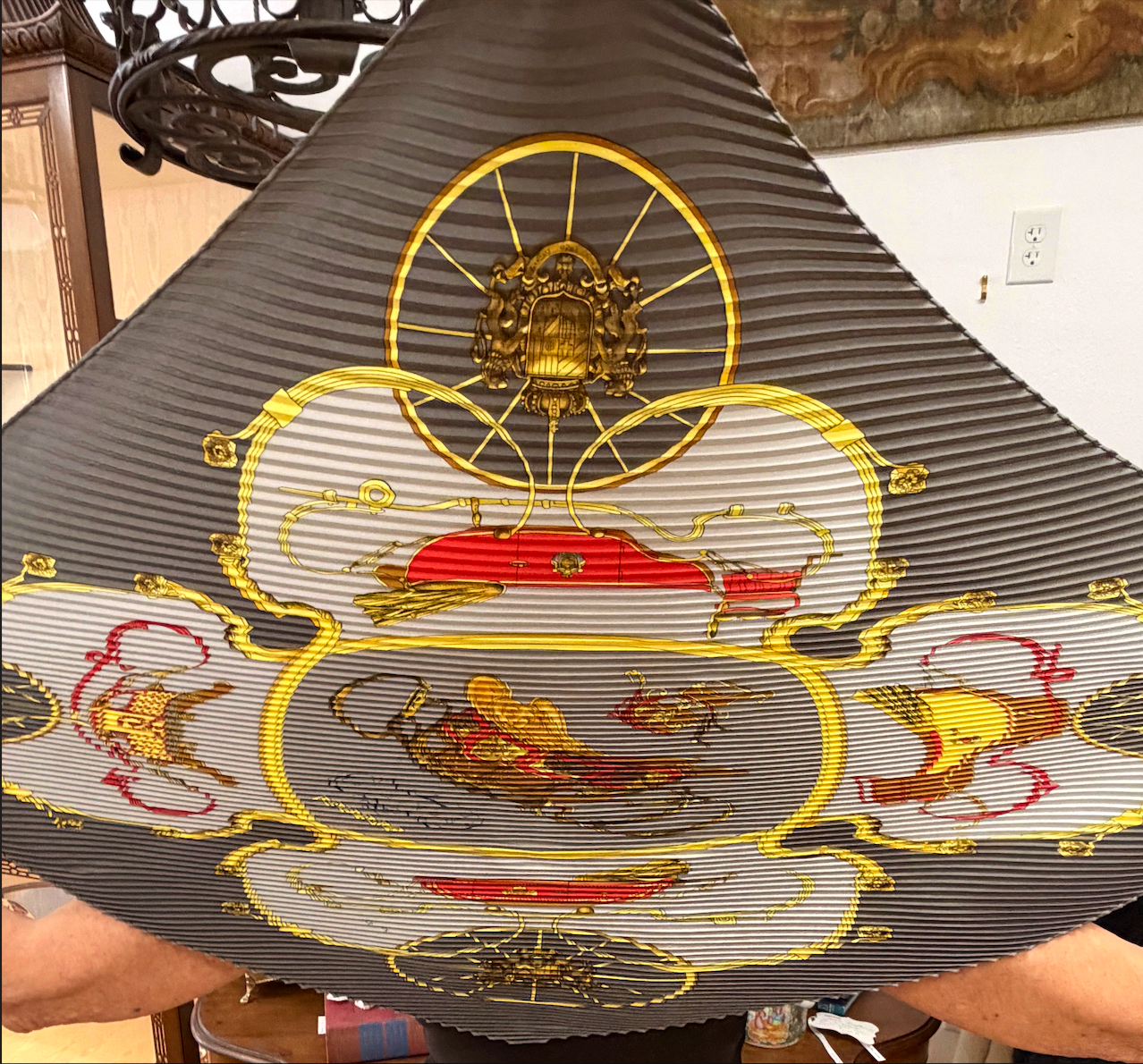 Accordian Hermes Scarf