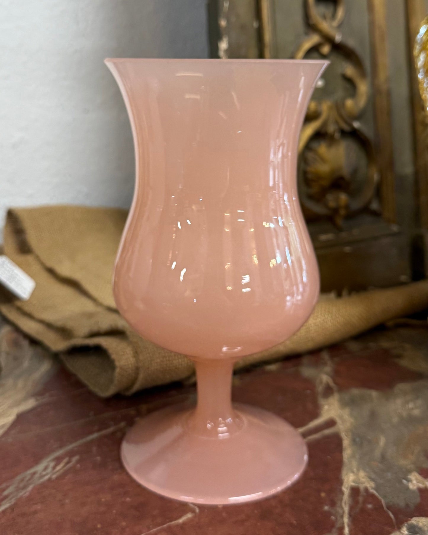 Pink Opaline Vase