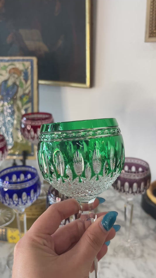 Waterford Colored Crystal Wine Goblets SOLD SEPARATELY 4 Color Options