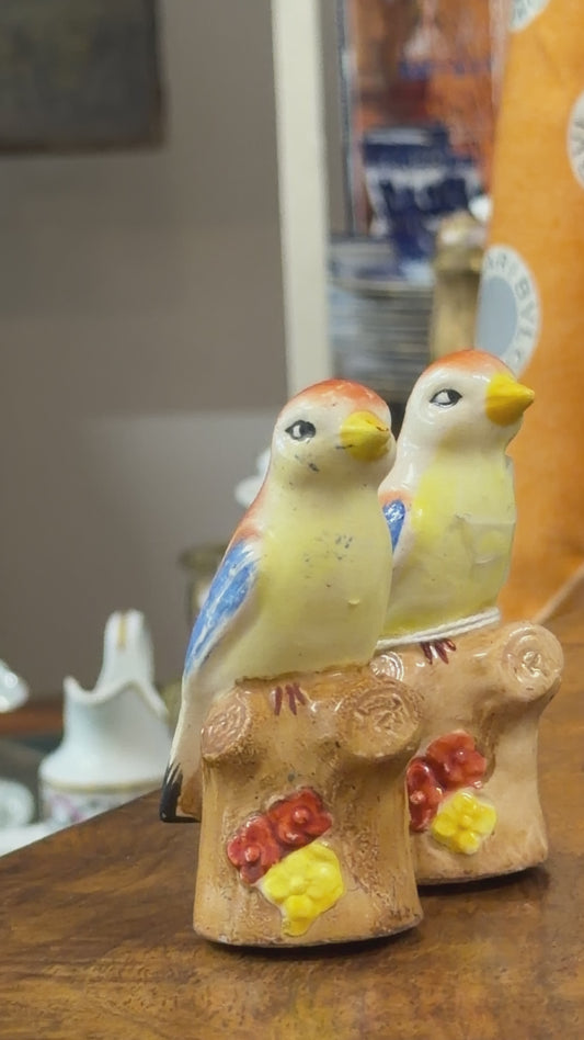 Vintage Bird, Salt and Pepper Shakers