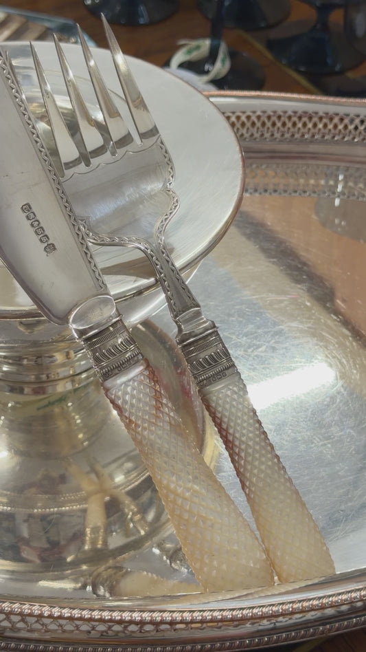 Mother of Pearl Fish Set