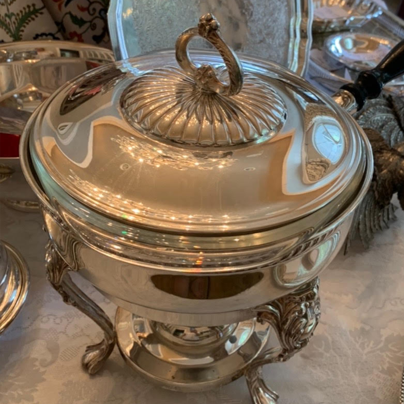 Silverplate Chafing Dish