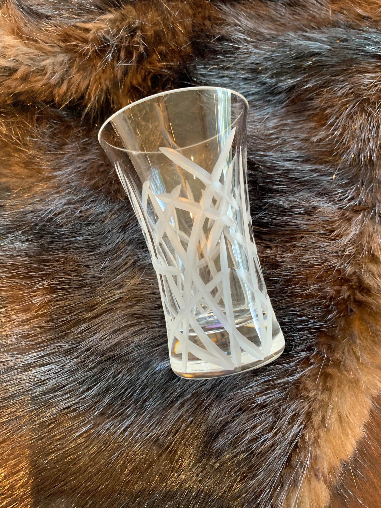 Vintage Crystal Bar Glasses [set of 6]