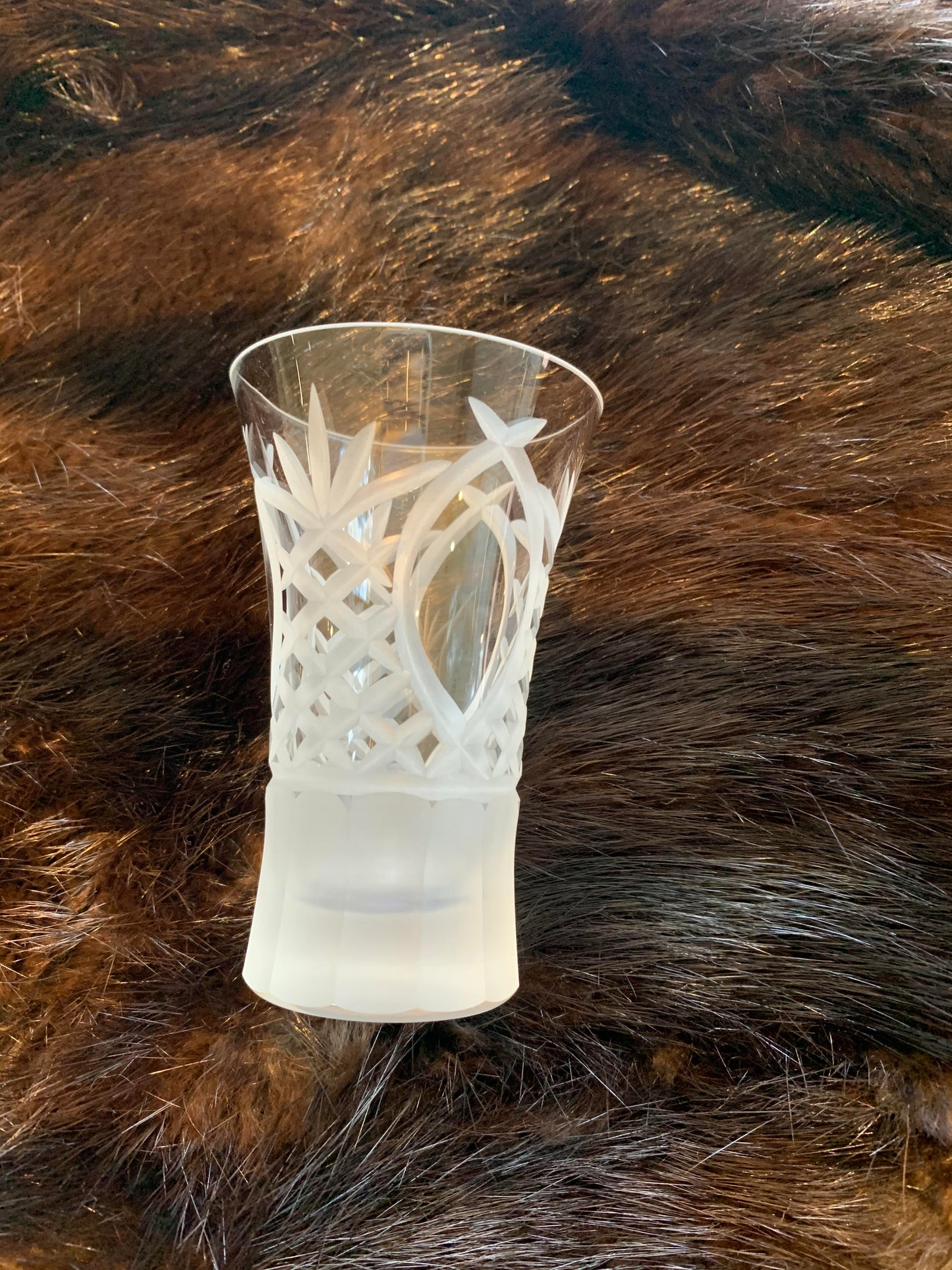 Vintage Crystal Bar Glasses [set of 6]